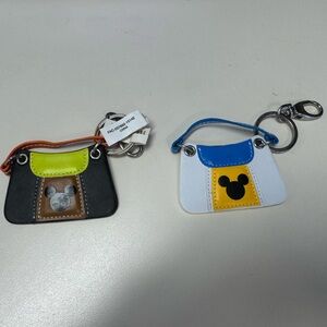 Disney Colorful Mickey Mouse Keychain Duo